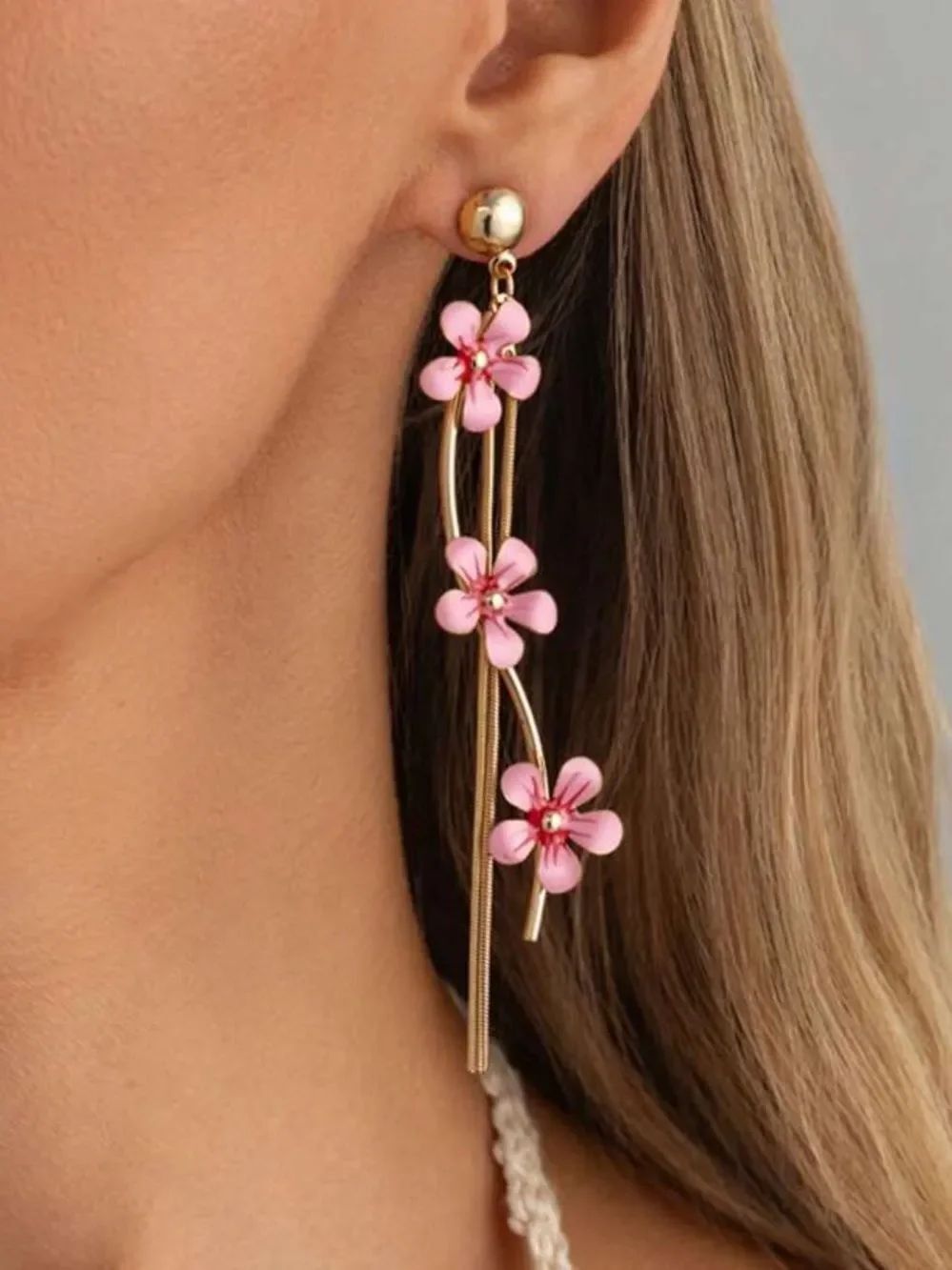 Floral Drop Earrings N2250